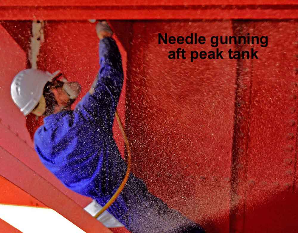 Needle-gun-tank
