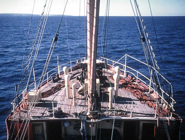 John Oxley steaming up coast from Jervis Bay (Image B Holden)