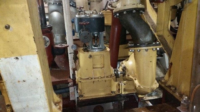Bolton Paul circulating pump with Brisbane made Sargeants centrifugal pump